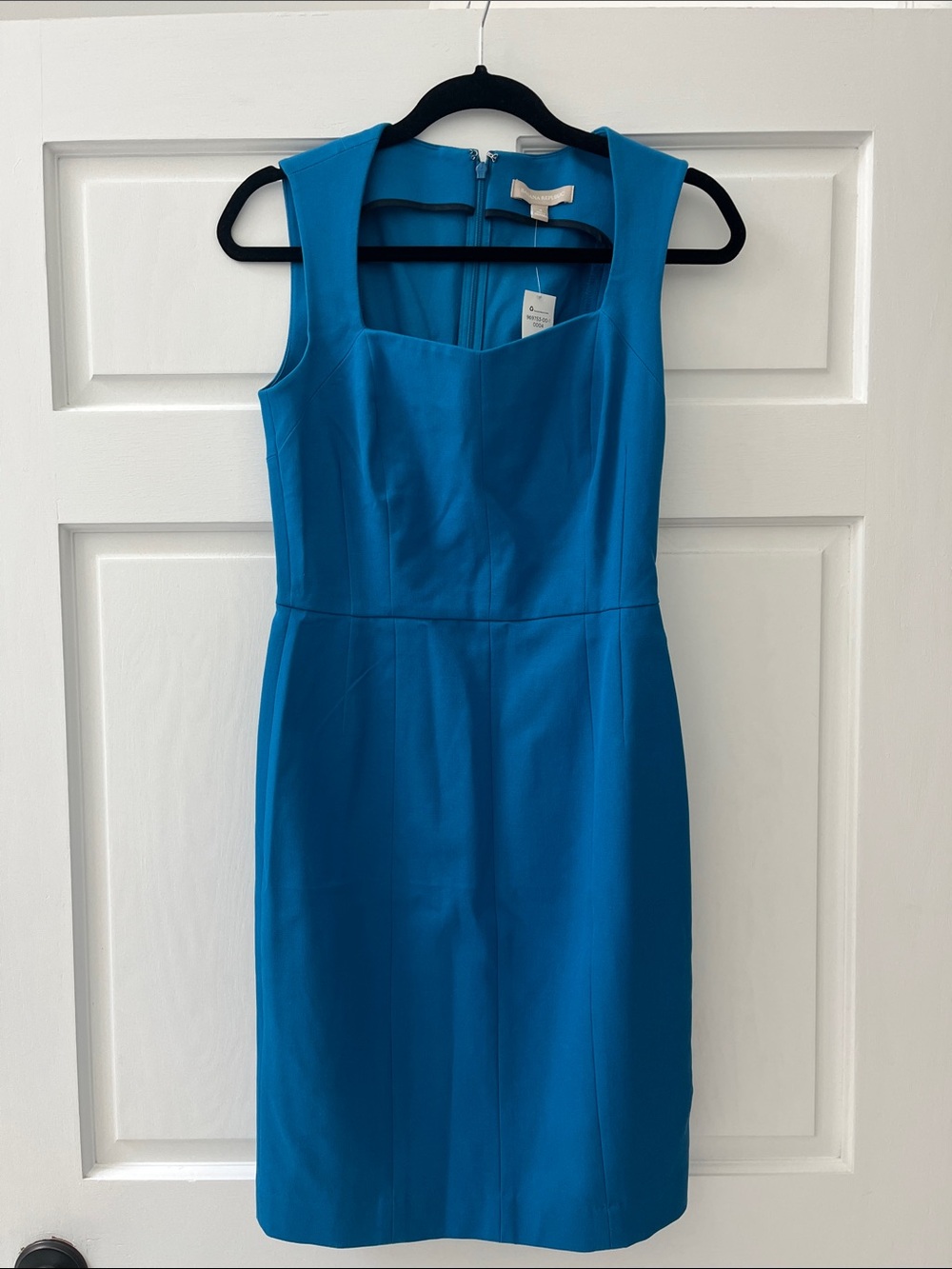 Banana Republic Bright Blue Sleeveless Sheath Dress
